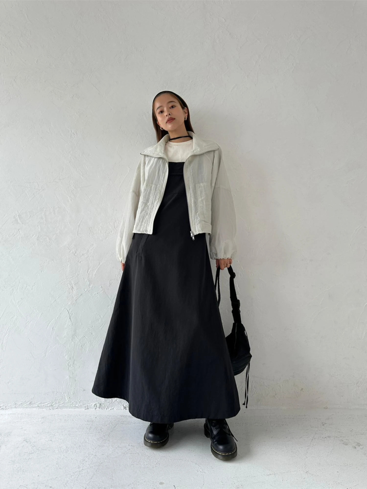 TRUNC 88(トランクエイティーエイト) |Sheer Cropped Blouson