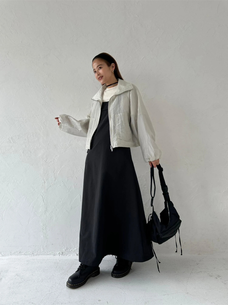 TRUNC 88(トランクエイティーエイト) |Sheer Cropped Blouson