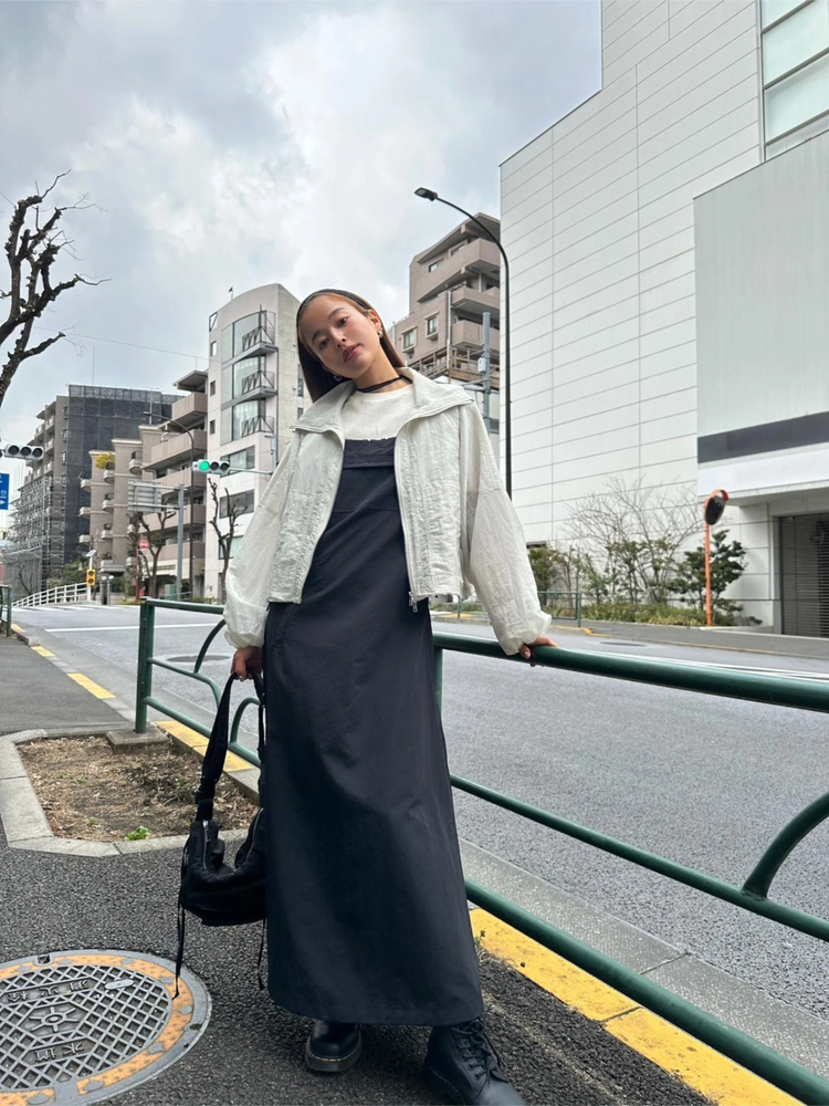 TRUNC 88(トランクエイティーエイト) |Sheer Cropped Blouson