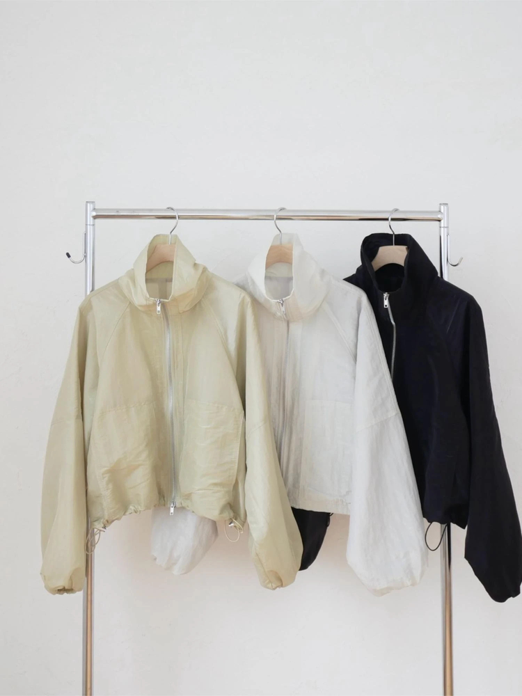 TRUNC 88(トランクエイティーエイト) |Sheer Cropped Blouson