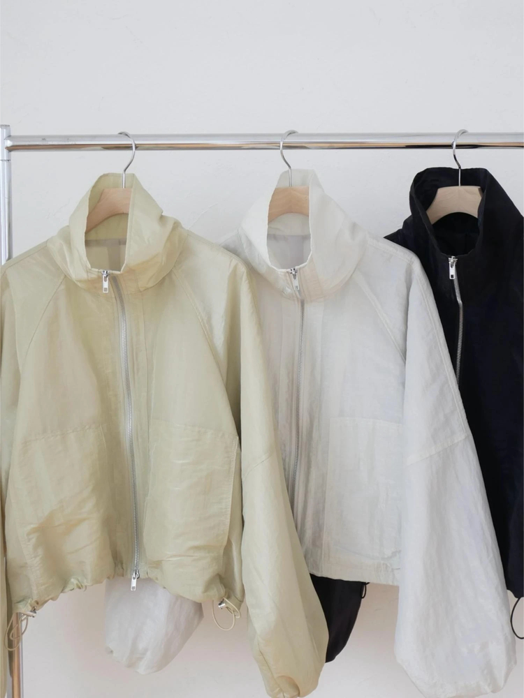 TRUNC 88(トランクエイティーエイト) |Sheer Cropped Blouson