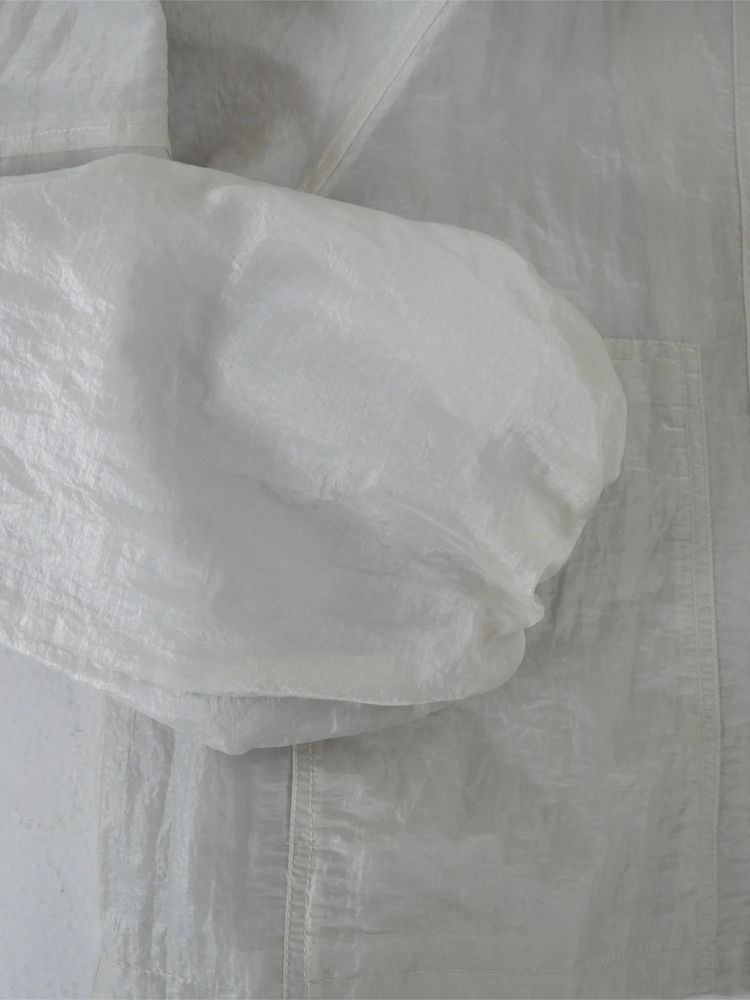 TRUNC 88(トランクエイティーエイト) |Sheer Cropped Blouson