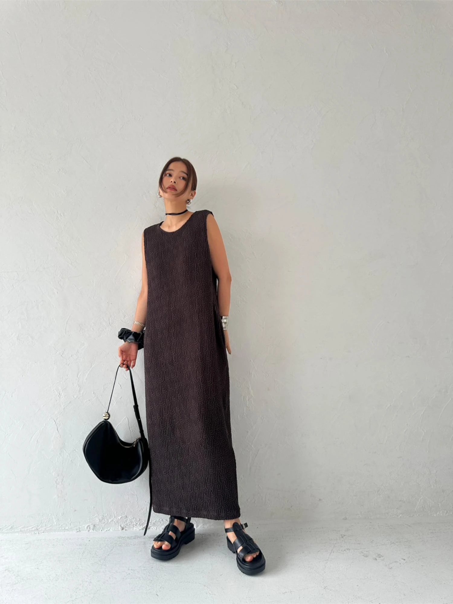 2WAY Cut Jacquard Dress / TRUNC 88（トランクエイティーエイト