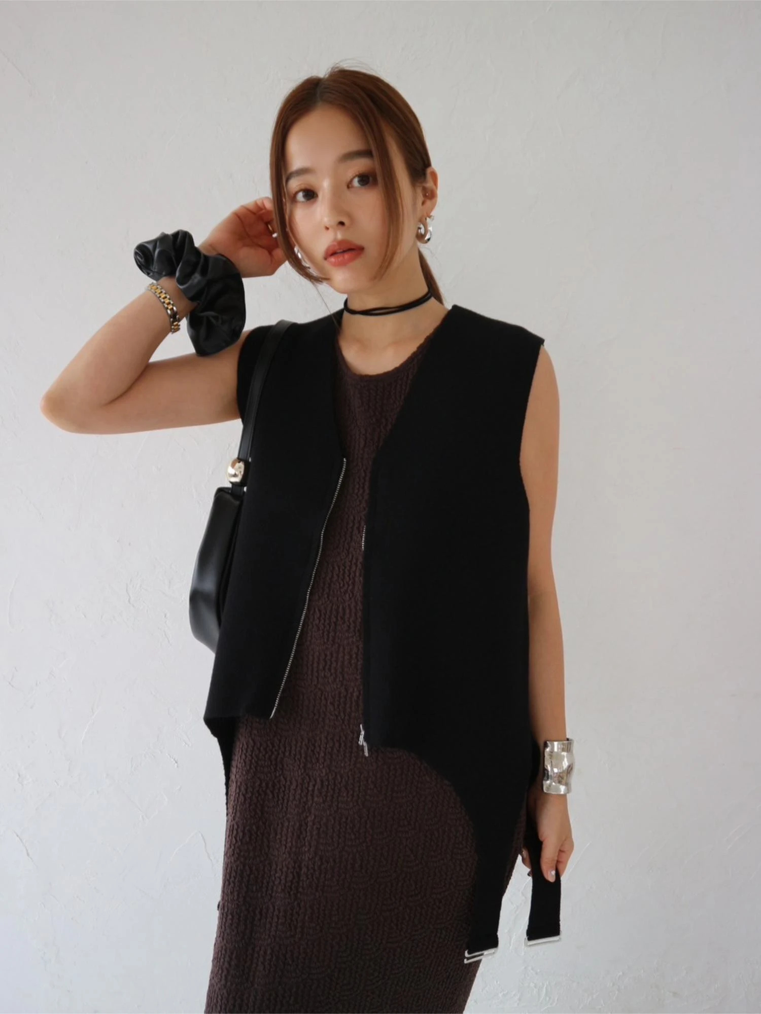 トップス YUKI 2WAY Cut Jacquard Dress / TRUNC 88（トランクエイティーエイト