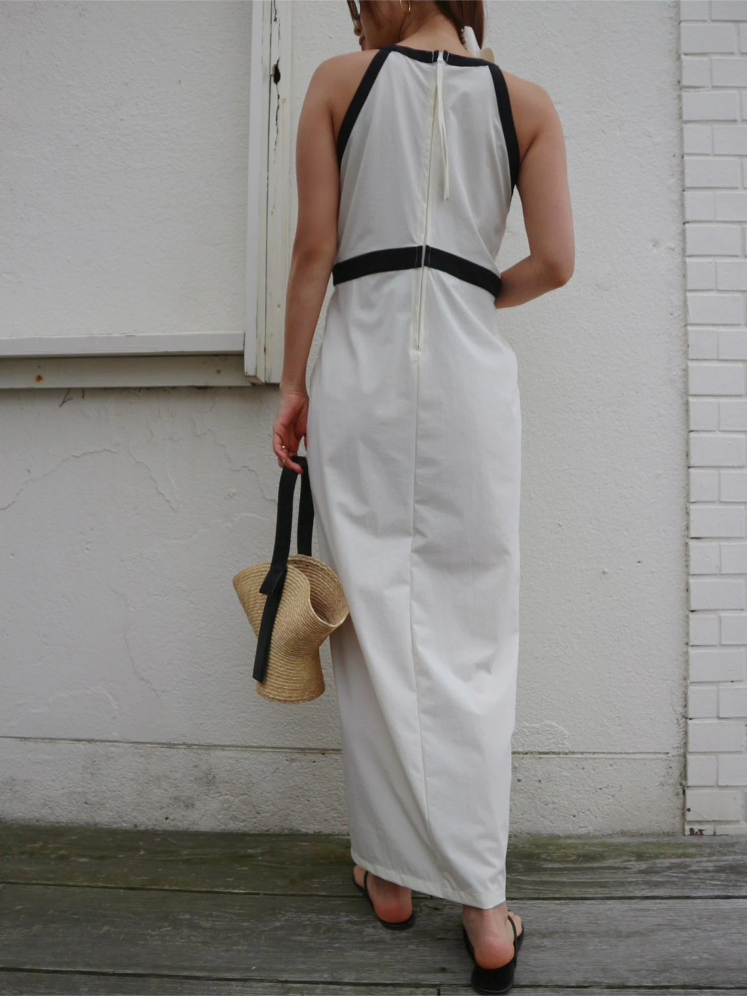 TRUNC88 Waterlike Side Open Dress ロングワンピ TRUNC 88（トランクエイティーエイト）の「Waterlike Side Open