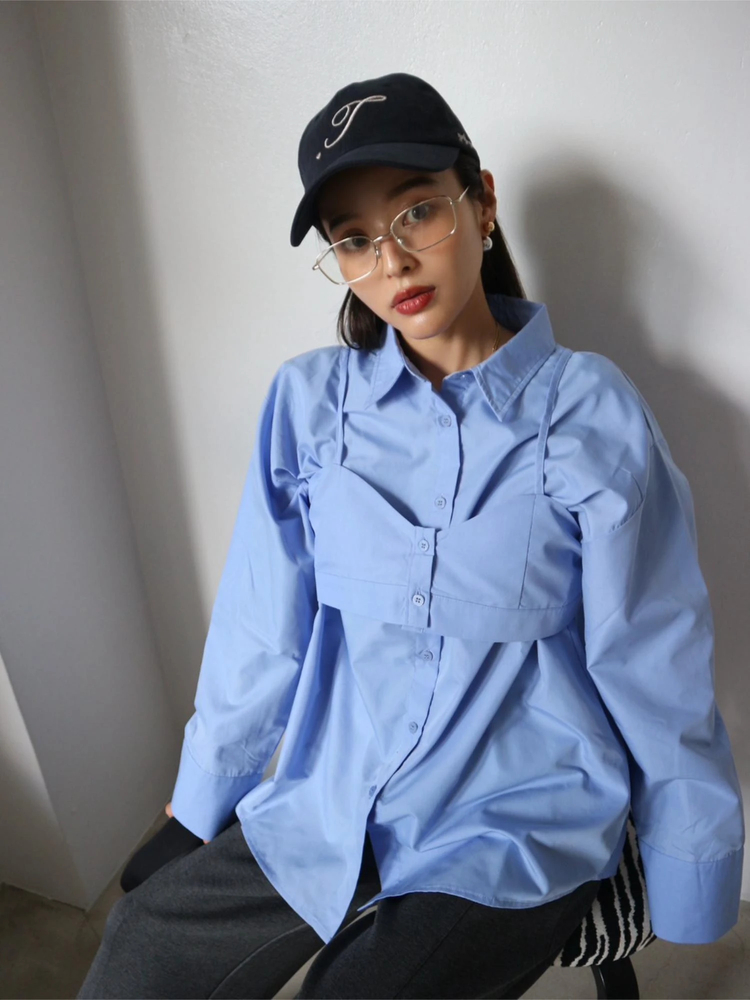 TRUNC 88(トランクエイティーエイト) |2way Bustier Shirt