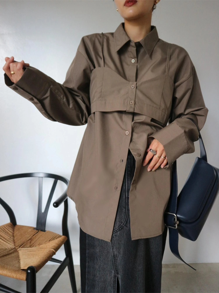 TRUNC 88(トランクエイティーエイト) |2way Bustier Shirt