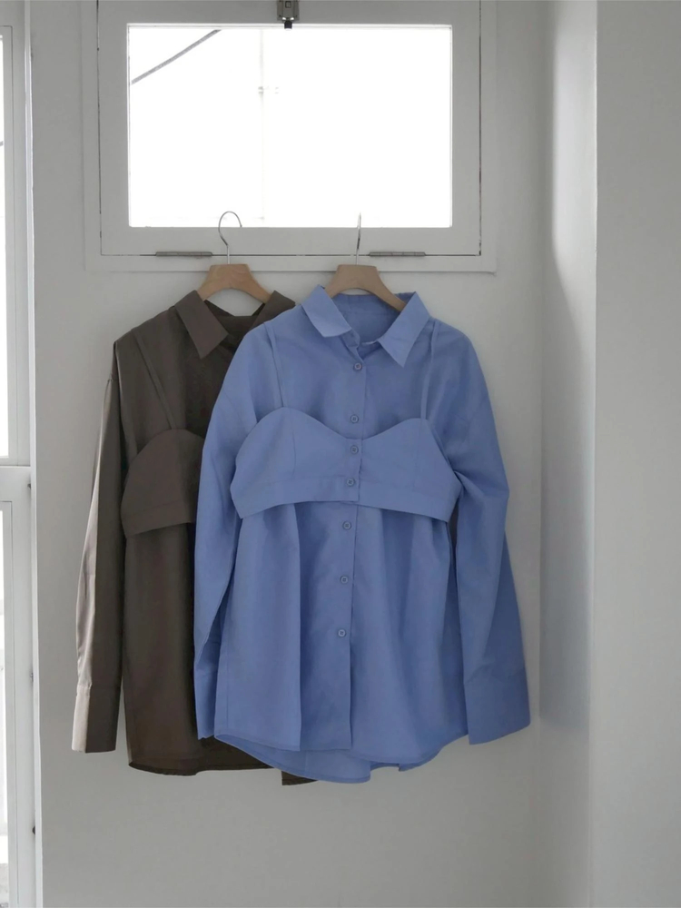 TRUNC 88(トランクエイティーエイト) |2way Bustier Shirt