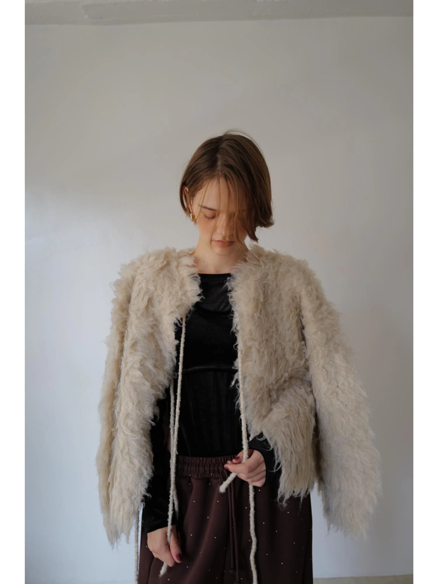 Fluffy Ribbon Cardigan / TRUNC 88（トランクエイティーエイト）の