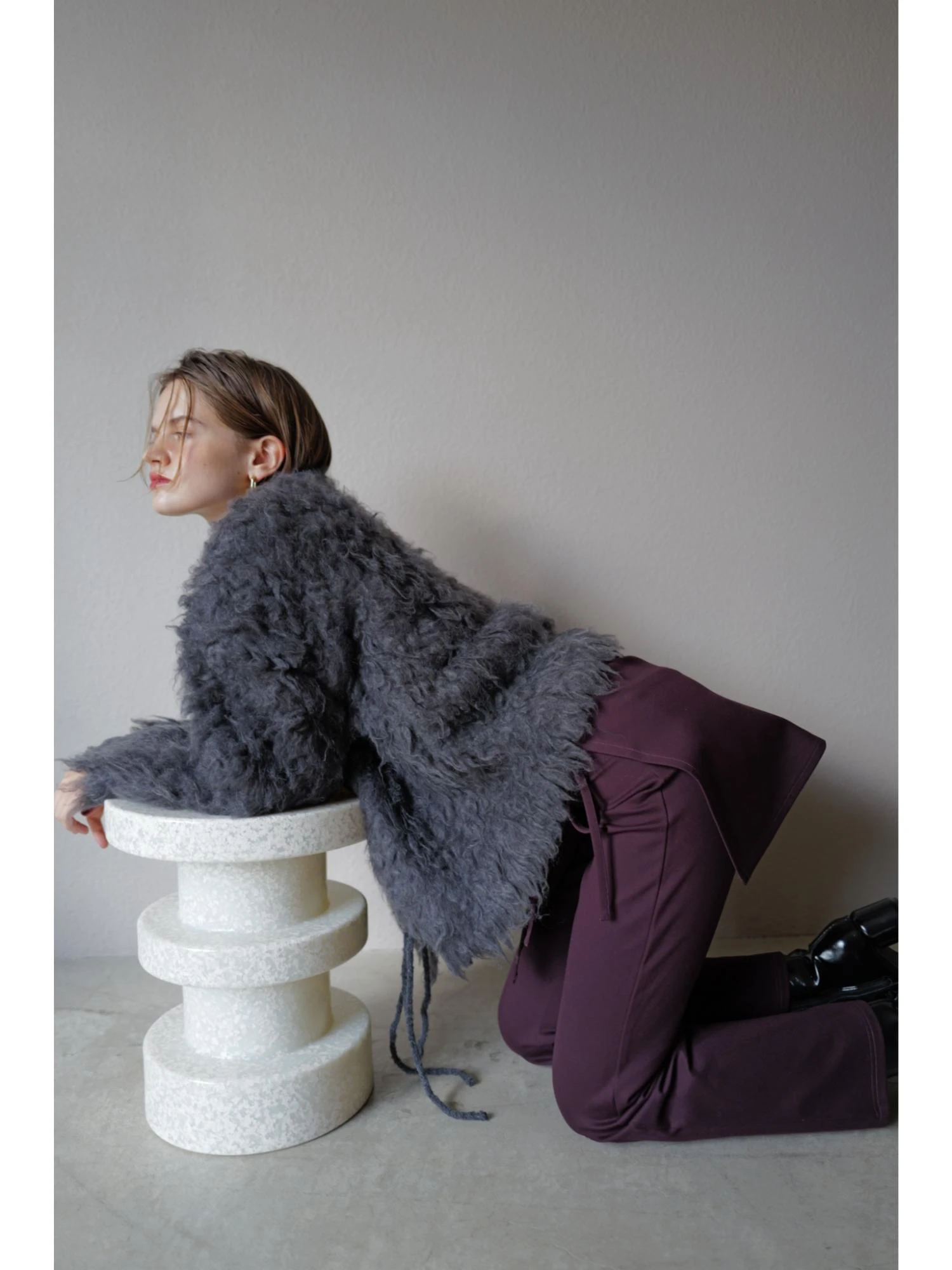 未使用 TRUNC Fluffy Ribbon Cardigan Fluffy Ribbon Cardigan / フラッフィーリボンカーディガン