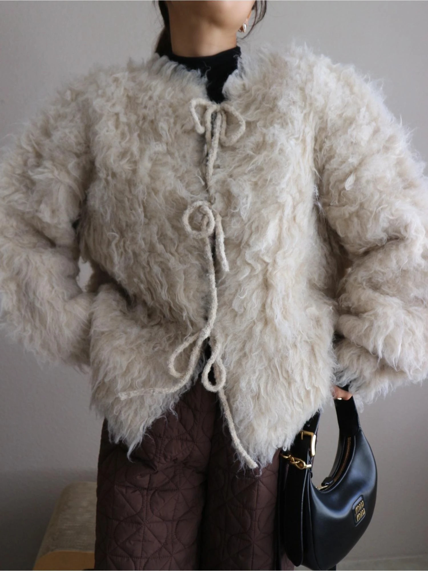 Fluffy Ribbon Cardigan / TRUNC 88（トランクエイティーエイト）の