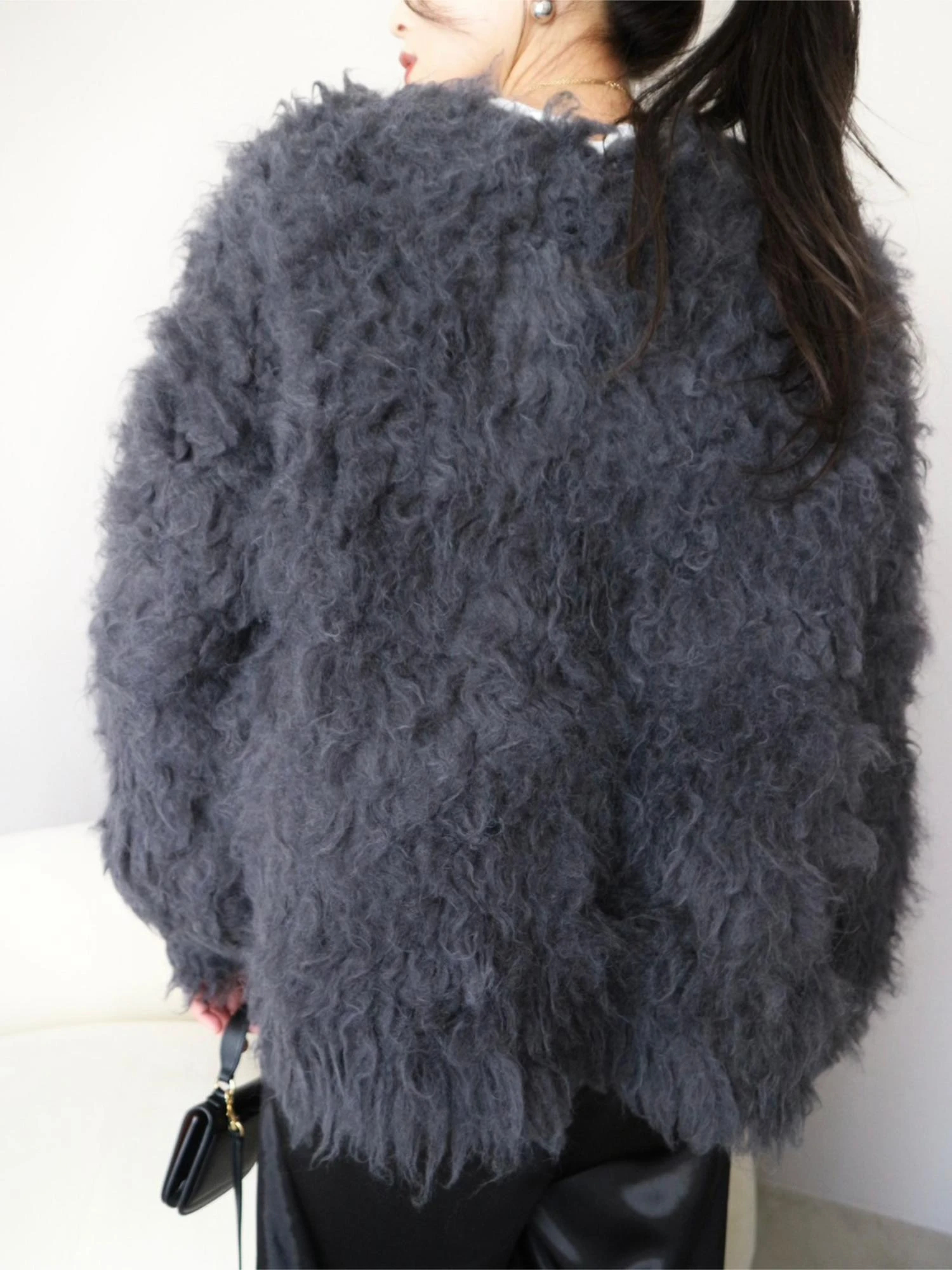 未使用 TRUNC Fluffy Ribbon Cardigan Fluffy Ribbon Cardigan / TRUNC 88（トランクエイティーエイト）の