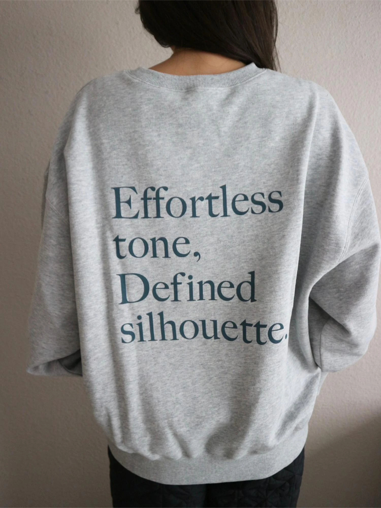 trunc88 バック トップス Oversized Back LOGO Sweat / TRUNC 88（トランクエイティーエイト）の