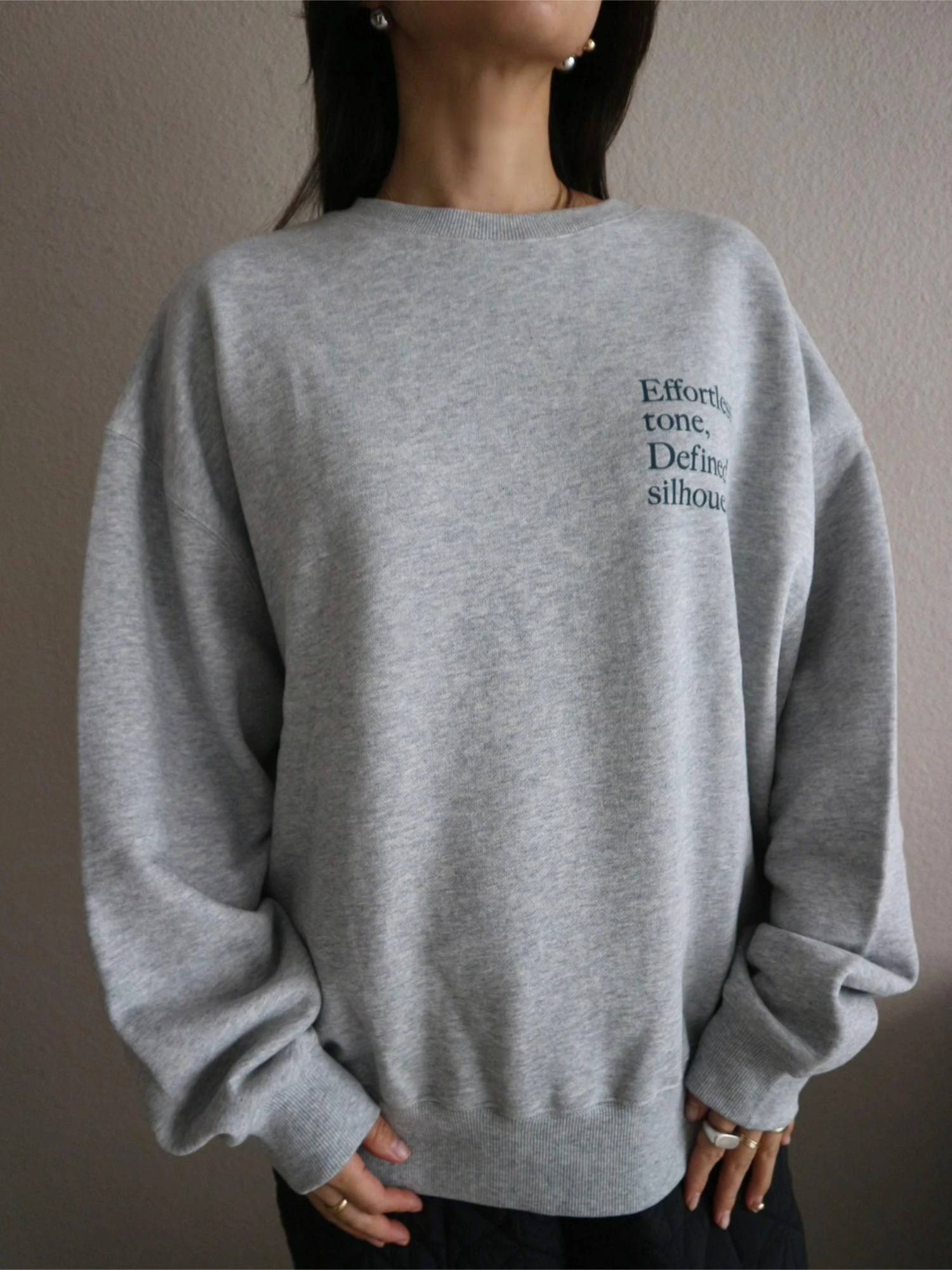 trunc88 バック トップス Oversized Back LOGO Sweat / TRUNC 88（トランクエイティーエイト）の