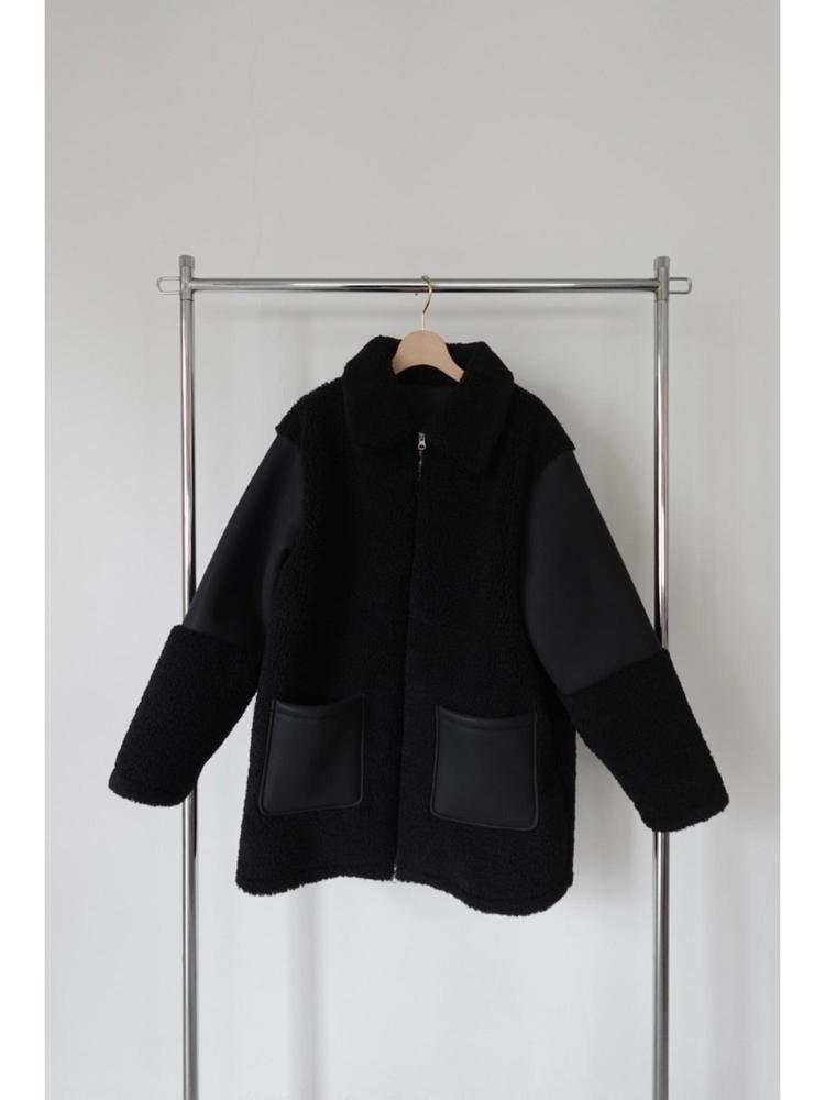 TRUNC(トランク) |エコレザーパネルボアコート