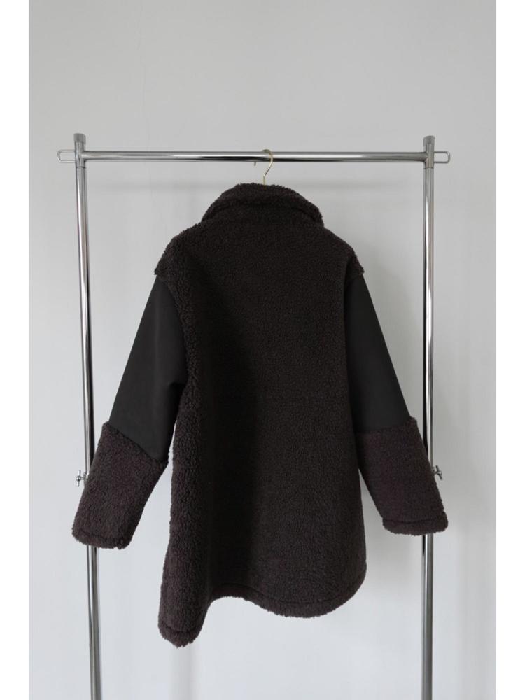 TRUNC(トランク) |エコレザーパネルボアコート
